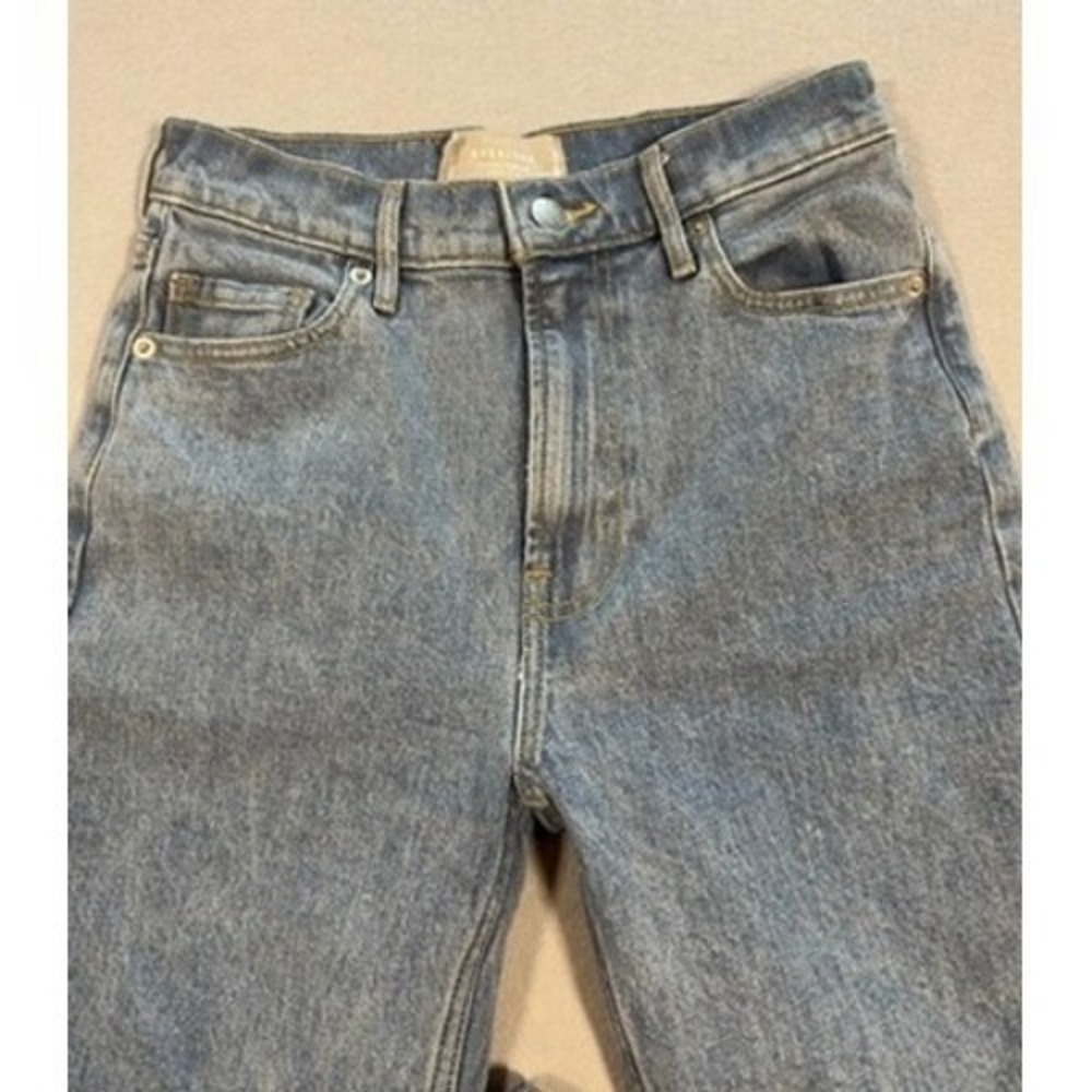 Everlane The Original Cheeky Straight Leg Blue Jeans Waist 24 - Picture 5 of 12